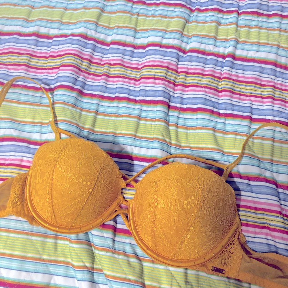 Yellow VS bra
